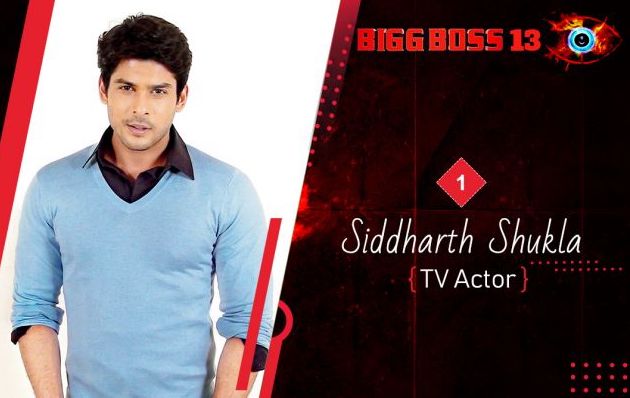 Sidharth Shukla as Biggboss 13 contestant 