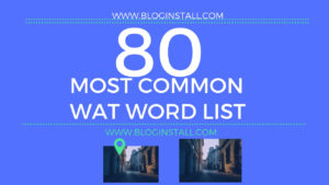 80 words list wat word association test ssb