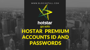 Hotstar premium account username and password 100% working