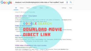 Google Search tricks for Download direct Link of Any Movie