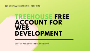 Treehouse free account for web development (email + password)