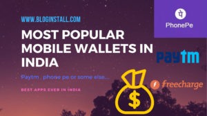 Most popular mobile wallets in india