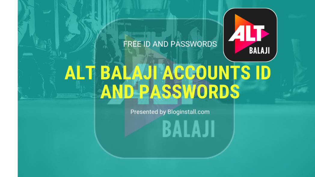 free Alt Balaji account cookies, username and passwords