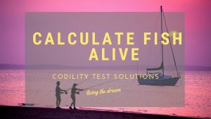 N voracious fish are moving along a river. Calculate how many fish are alive.