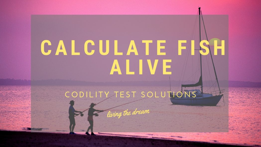 N voracious fish are moving along a river. Calculate how many fish are alive.