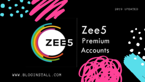 Free Zee5 Premium Accounts Id and Passwords 2019 [working]