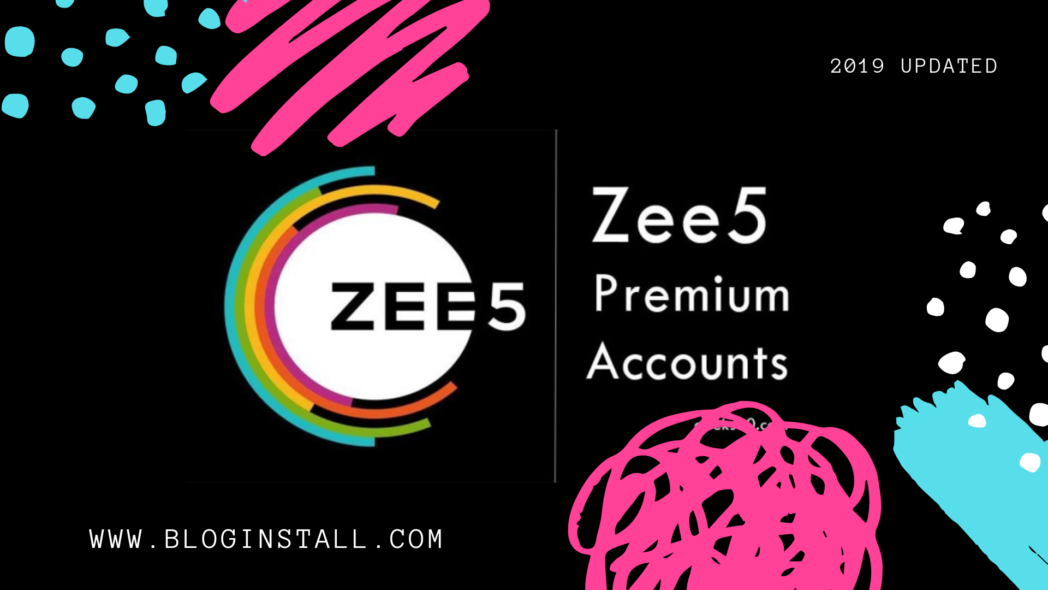 zee5 premium account id and password 2019