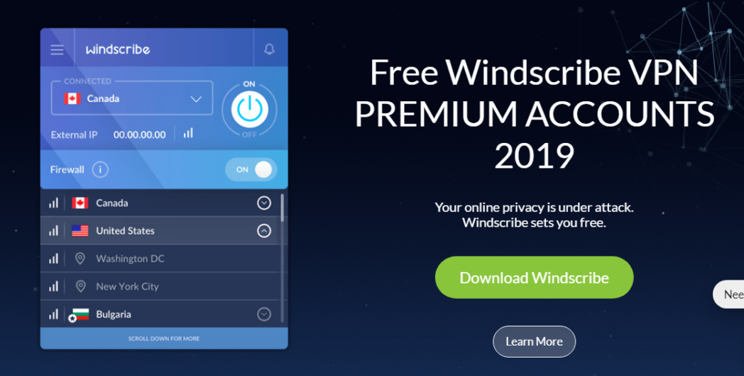 Free Windscribe VPN PREMIUM ACCOUNTS 2022 BlogInstall