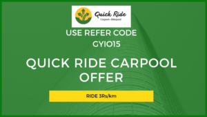 Quick Ride Referral Code 2019 offer: Refer & Earn Free Rides