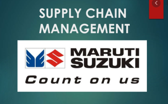 What software does the supply chain department in Maruti use?