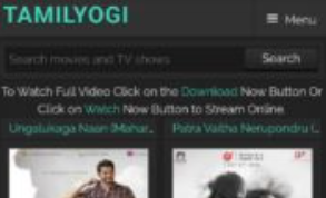 TamilYogi 2021: Latest New Release Tamil Dubbed HD Movies Download Online