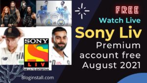 Sony Liv Premium Account free ID and Password [100% Working]