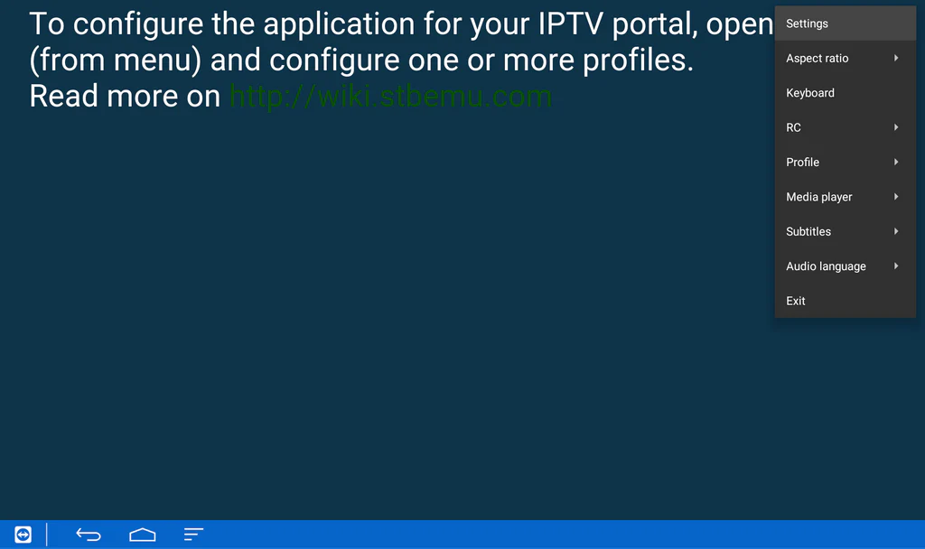 config portal and mac in stbemu