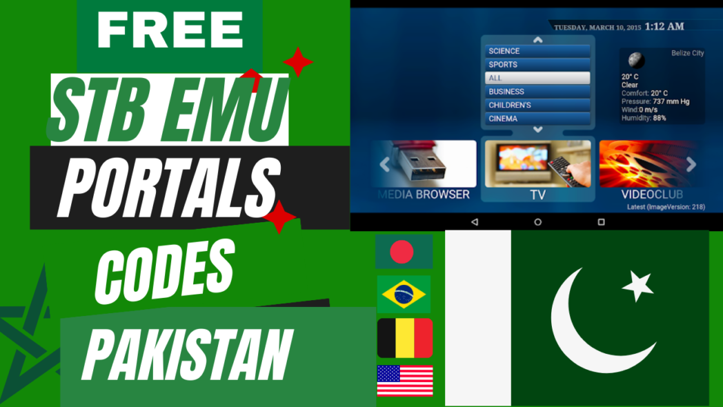 Pakistan IPTV STBEMU Portals and Mac