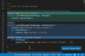 Comprehensive Guide to Resolving Merge Conflicts in GitHub using VS Code