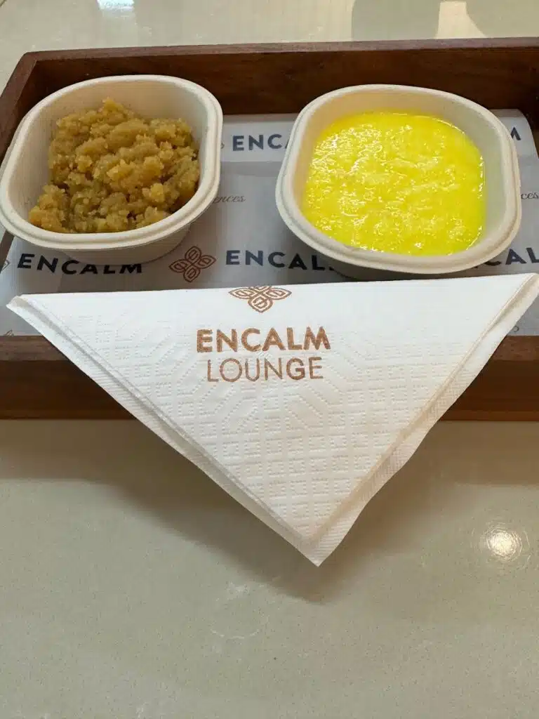 Delhi Airport T3 Arrivals Lounge food