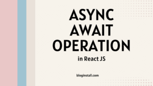 Async await arrow function react example