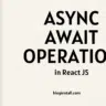 Async await arrow function react example